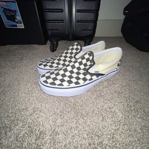 Off white checkered vans